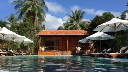 View  Phòng Bungalow Poolside