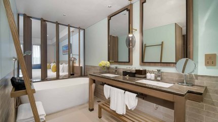 Phòng tắm của Deluxe Heritage King