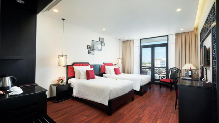 Phòng Deluxe Twin Ban Công