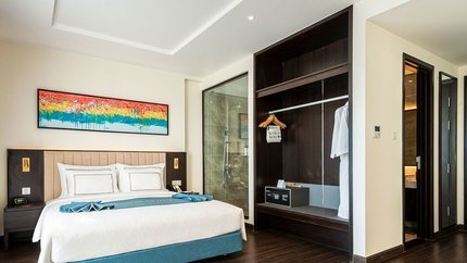 Không gian phòng rộng rãi