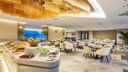 Nhà hàng được thiết kế sang trọng