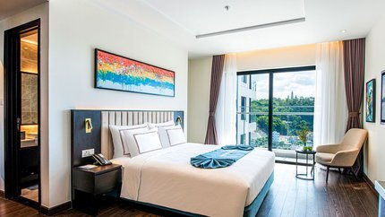 Phòng được thiết kế hiện đại