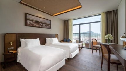 Phòng rộng rãi bày trí bắt mắt