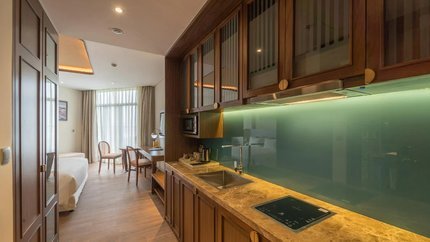 Có không gian bếp riêng