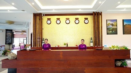 Khu vực lễ tân resort