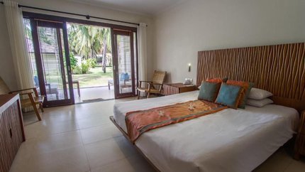 Phòng rộng, hướng ra vườn