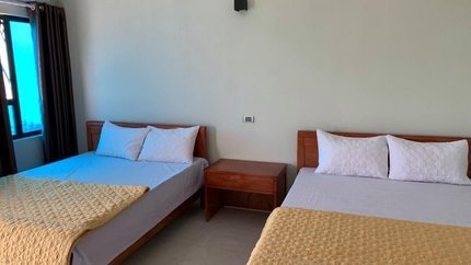 Căn phòng rộng rãi thoáng mát