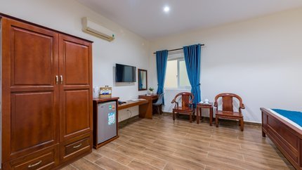 Không gian rộng rãi, thoáng mát.