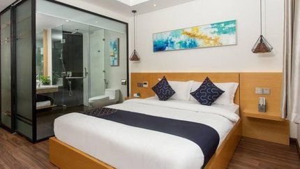 Không gian phòng vô cùng rộng rãi