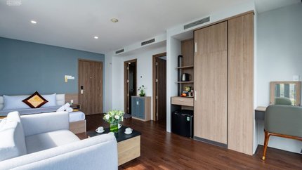 Tiện nghi đầy đủ phòng có sofa