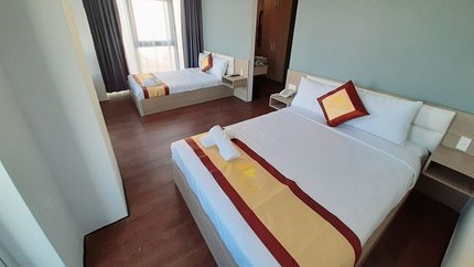 Không gian phòng rộng rãi