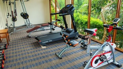 Phòng tập gym trang thiết bị hiện đại