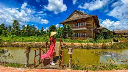 Khách sạn có nhiều góc sống ảo