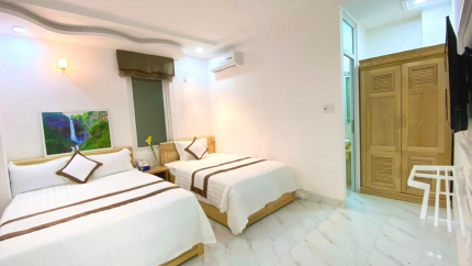 Phòng Deluxe 2 Double khách sạn Caroline Beach Vũng Tàu