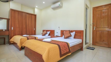 Căn phòng rộng rãi, thoáng mát