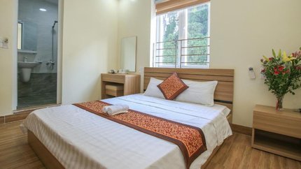 Căn phòng rộng rãi phù hợp cho gia đình