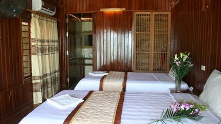 Căn phòng rộng rãi, thoáng mát