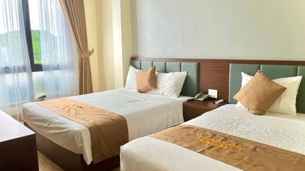 Căn phòng rộng rãi thoáng mát