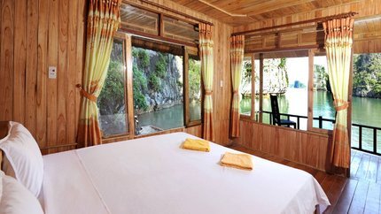 căn phòng đơn giản nhưng tiện nghi