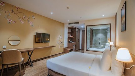 Nhiều tiện nghi được trang bị trong phòng