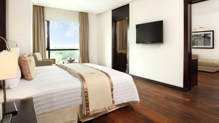 Gian phòng đập thông, diện tích rộng