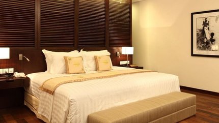 Phòng có gam màu nhẹ, tạo cảm giác thoải mái