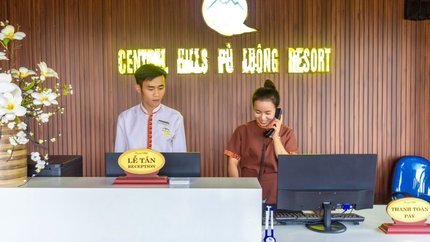 Khu vực quầy lễ tân