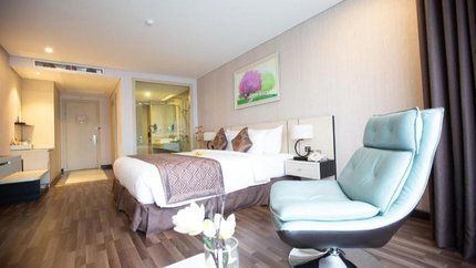 Không gian phòng rộng rãi