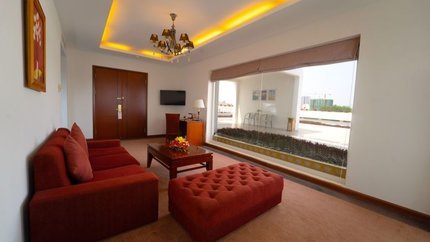 Phòng khách sang trọng, thoáng mát