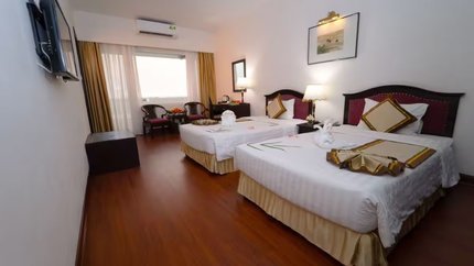 Phòng giường đôi cho cả gia đình