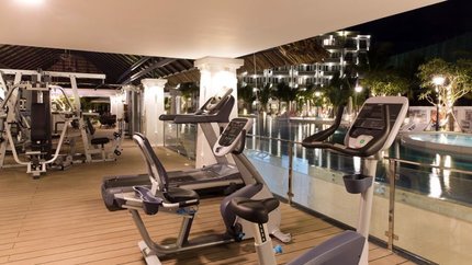 Phòng Gym với đầy đủ trang thiết bị