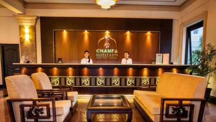 Quầy lễ tân Champa Resort & Spa Phan Thiết