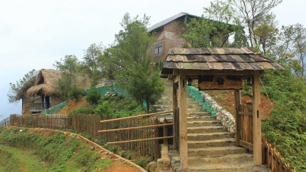 Lối vào Chapa Ecolodge Sapa