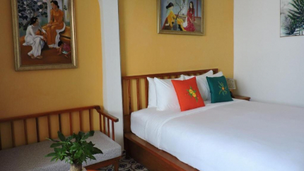 Phòng Terrace Indochine Double Chez Mimosa Local Sài Gòn