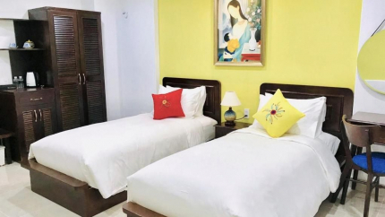 Phòng Double/Twin No Window Chez Mimosa Petite 3*