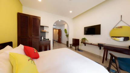 Phòng Luxury Double/Twin Balcony Chez Mimosa Petite 3*