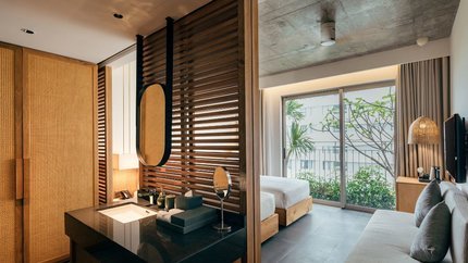 Không gian phòng rộng rãi