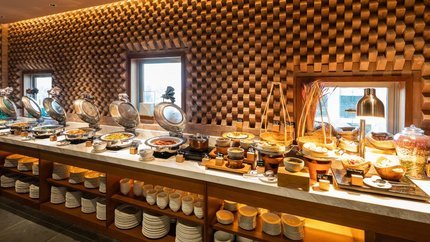 Quầy buffet đa dạng