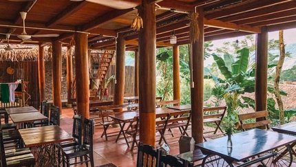 Không gian ngoài trời thoáng mát