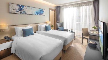 Phòng được bài trí tinh tế