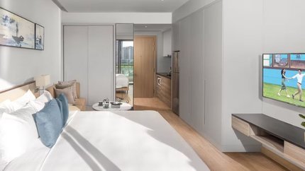 Phòng được thiết kế trang nhã