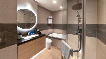 Phòng tắm bồn sang chảnh