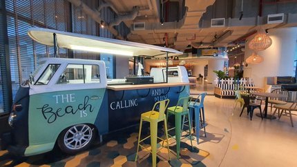 Quầy cafe trong nhà hàng