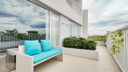 Ban cộng rỗng rãi, thoáng mát