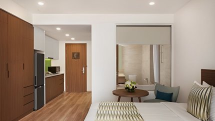 Có khu bếp riêng tiện lợi