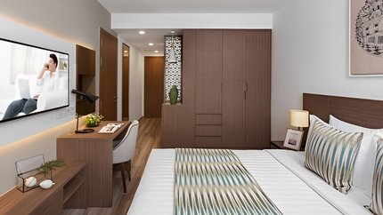 Không gian tối giản đầy đủ tiện nghi