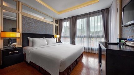 Không gian phòng rộng rãi