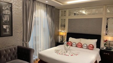 Căn phòng với không gian lãng mạn