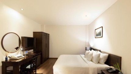 Phòng được trang bị đầy đủ tiện nghi