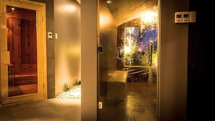 Không gian phòng xông hơi